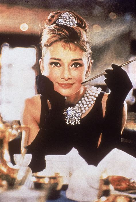 audrey hepburn chanel little black dress|Audrey Hepburn tiffany dress.